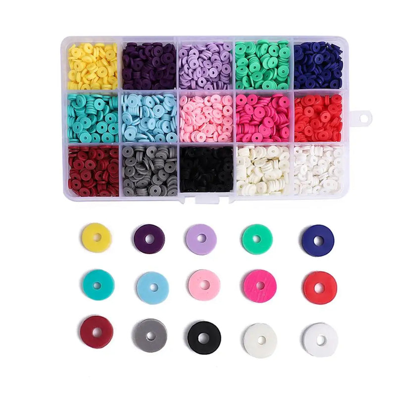 Polymer Clay Spacer Beads Kit for Jewelry Making