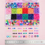 Polymer Clay Spacer Beads Kit DIY Bracelet Necklace Accessories