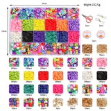 Polymer Clay Spacer Beads Kit DIY Bracelet Necklace Accessories