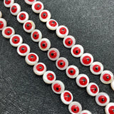 Shell Eye Beads Evil Eye Charms Freshwater Beads DIY Jewelry Making
