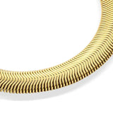 Flat Snake Bone Chain Bracelet Titanium Steel Does Not Fade Metal Texture
