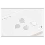 Copper Disc Earring Pendant DIY Jewelry Accessories 12pcs