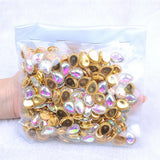 Flatback Claw Rhinestones 10x14mm 200pcs Sew On Tear Crystals for Clothes