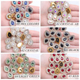 Flatback Claw Rhinestones 7x10mm 200pcs Sewing Crystals Stones