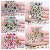 Flatback Claw Rhinestones 7x10mm 200pcs Sewing Crystals Stones