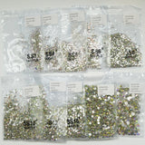 SS3-SS30 Crystal AB Flatback Rhinestones Non Hotfix