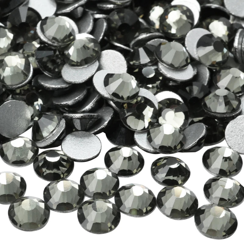 SS3-SS30 Crystal AB Flatback Rhinestones Non Hotfix