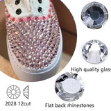 SS3-SS30 Crystal AB Flatback Rhinestones Non Hotfix