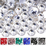 SS3-SS30 Crystal AB Flatback Rhinestones Non Hotfix