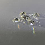 Flatback Round Synthetic Moissanite Diamond for Jewelry Making