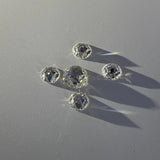 Flatback Round Synthetic Moissanite Diamond for Jewelry Making