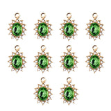 10Pcs DIY Multicolor Rhinestones for Earrings Necklaces