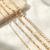4Pcs Rhinestone Tennis Chain Bracelets for Women