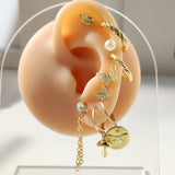 9Pcs Heart Pearl Geometric Earrings Set