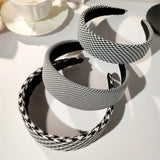 Plaid Striped Headbands Hairbands For Women
