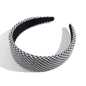 Plaid Striped Headbands Hairbands For Women