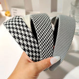 Plaid Striped Headbands Hairbands For Women