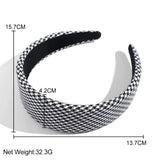 Plaid Striped Headbands Hairbands For Women