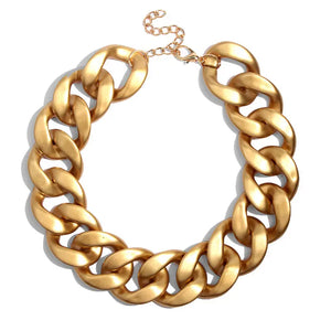 Punk Thick Chain Necklaces Women Hip Hop Choker Necklace Female Chunky