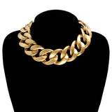 Punk Thick Chain Necklaces Women Hip Hop Choker Necklace Female Chunky
