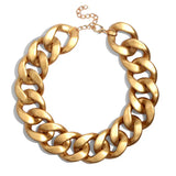 Punk Thick Chain Necklaces Women Hip Hop Choker Necklace Female Chunky