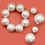 Simulated Pearl Drop Earrings Wedding Bridal Jewelry Accessory