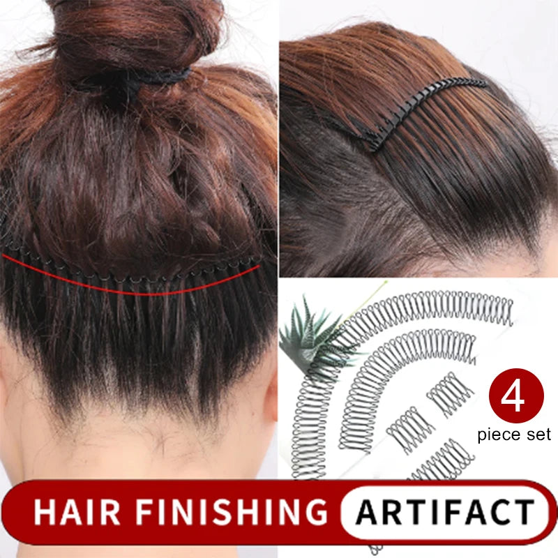 4 PCS Clip-shaped Comb Set for Flyaway Hair Fixer