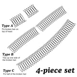 4 PCS Clip-shaped Comb Set for Flyaway Hair Fixer