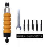 Flexible Shaft Handle Jade Electric Wood Carving Tool