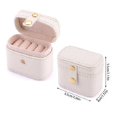 Portable Jewelry Box for Women Girls Travel Ring Earrings Organizer Mini Case