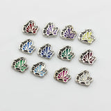 Enamel Butterfly Birthstone Charms for Glass Living Locket Pendant