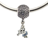 Floating Girl Mouse Beads 925 Silver Charms For DIY Jewelry Making