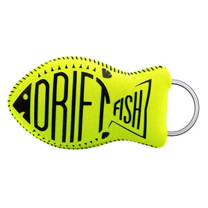Neoprene Fish Shaped Floating Keychain Boat Key Float Ring