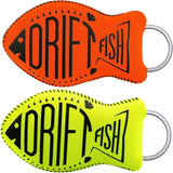 Neoprene Fish Shaped Floating Keychain Boat Key Float Ring
