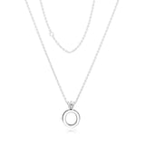 Crown O Necklace 925 Sterling Silver Necklaces for Women