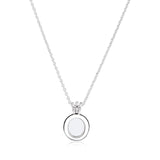 Crown O Necklace 925 Sterling Silver Necklaces for Women