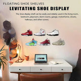 Clear Acrylic Floating Shoe Display Shelves - Wall Mount Showcase Sneaker