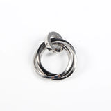 Stainless Steel Three Rings Necklace Pendant Charms for Bracelet Making