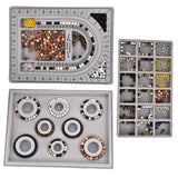 Flocked Bead Board Jewelry Making Measuring Tool