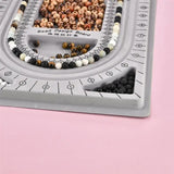Flocked Bead Board Jewelry Measuring Tools DIY Craft Tool