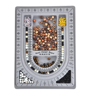 Flocked Bead Board Jewelry Measuring Tools DIY Craft Tool
