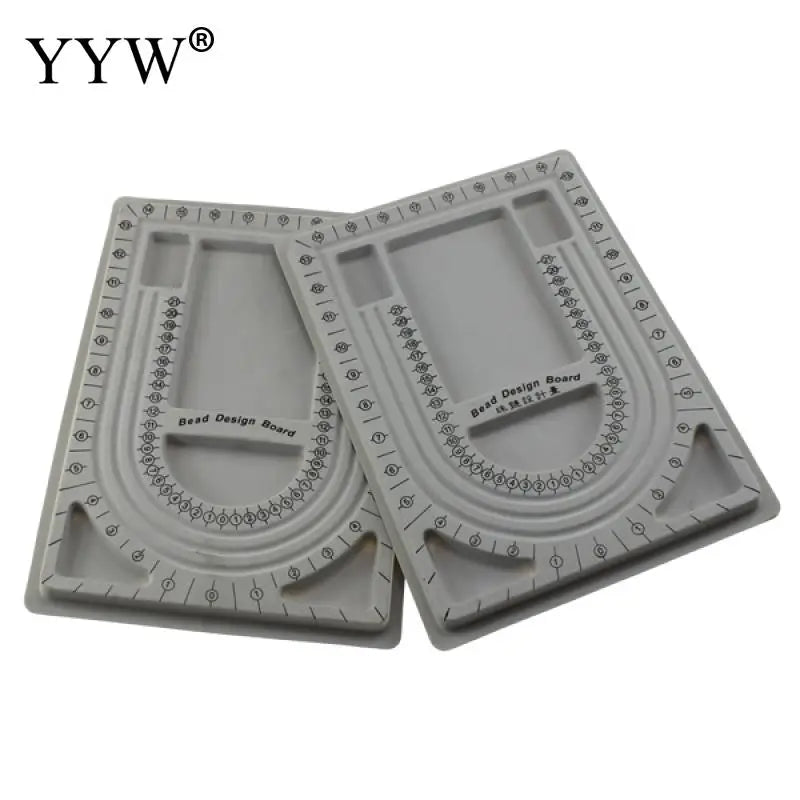 Flocked Bead Board Bracelet Beading Jewelry Organiser Tray DIY Craft Tool
