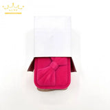 Flocking Bow Jewelry Storage Packaging Ring Box Earrings Display