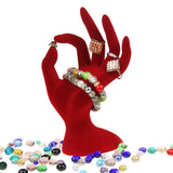 Resin Jewelry Stand Hand Finger Shape Display 17*11cm