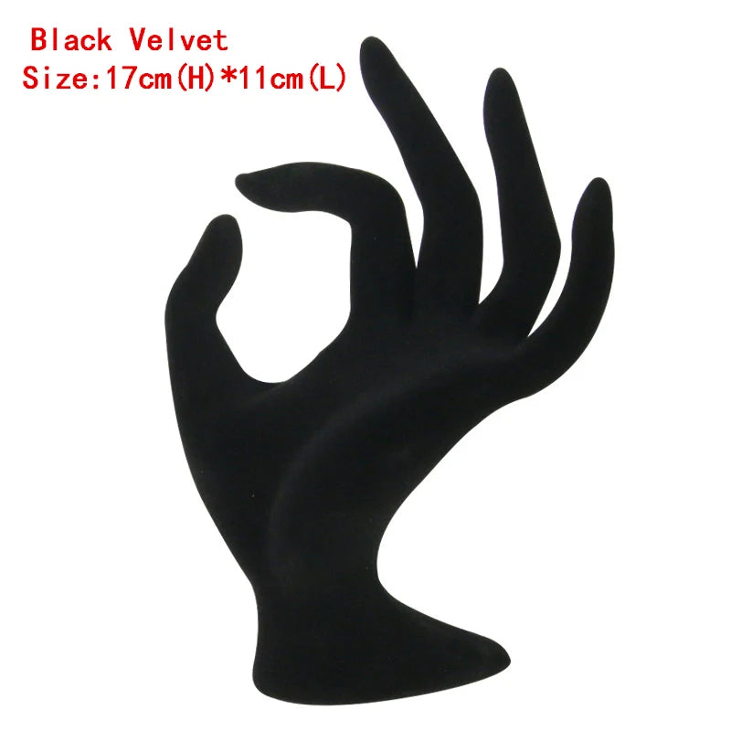 Resin Jewelry Stand Hand Finger Shape Display 17*11cm