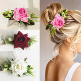Floral Hair Combs Summer Wedding Hair Accessoires