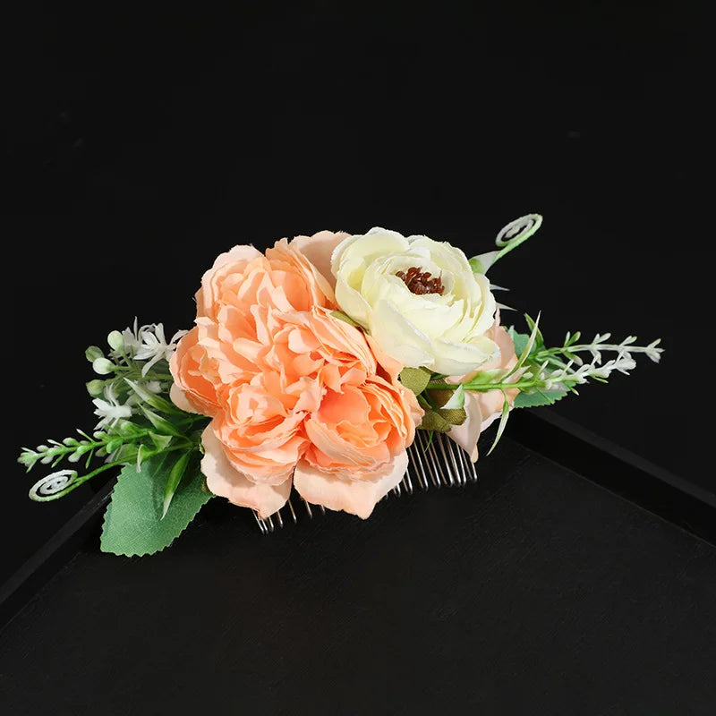 Floral Hair Combs Summer Wedding Hair Accessoires