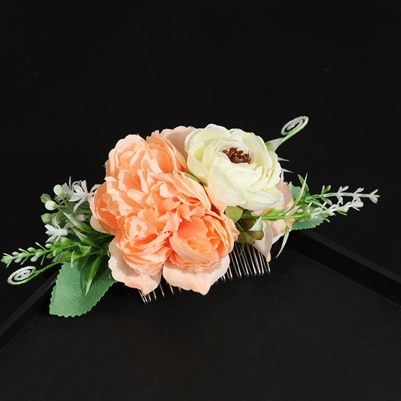 Floral Hair Combs Wedding Bridal Hair Jewelry For Women Fairy Party Gift