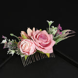 Floral Hair Combs Wedding Bridal Hair Jewelry For Women Fairy Party Gift