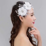 Wedding Hair Accessories Lace Yarn Hair Clips